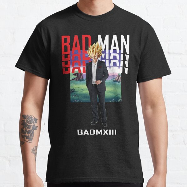Dragon Ball Vegeta Hombre Malo Camiseta clásica