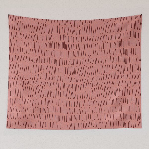 Item preview, Counting Strokes, pink and burgundy designed and sold by Linda Skaret.