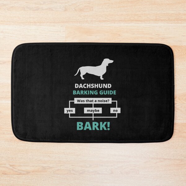 Item preview, dachshund barking guide designed and sold by promisesarelies.