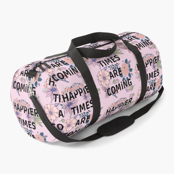 Item preview, HAPPIER TIMES ARE COMING quote designed and sold by My-Queens-Store.