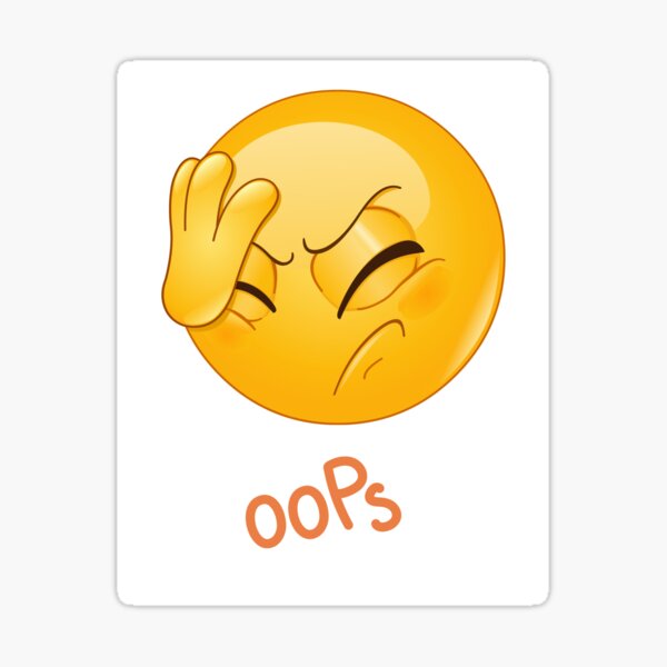 oops emoji