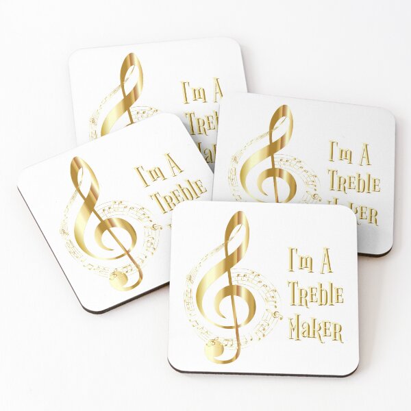 Item preview, I'm A Treble Maker Treble Clef Music Note designed and sold by TheButtonCrew.