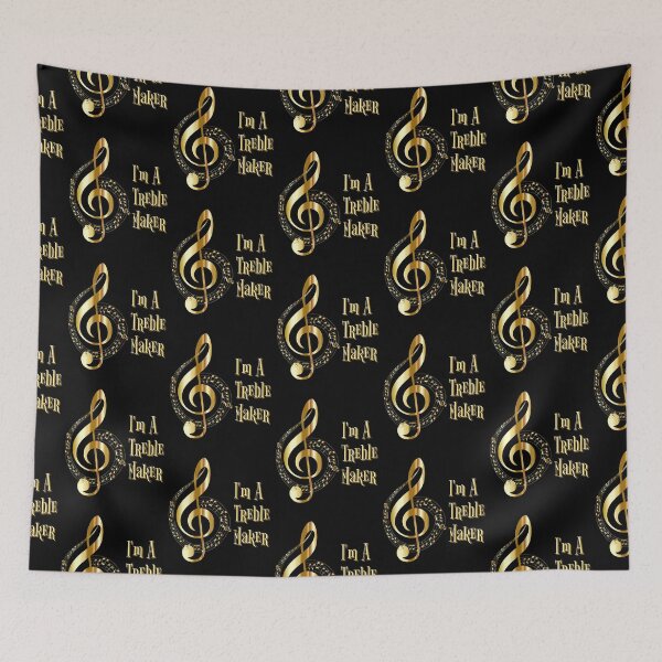 Item preview, I'm A Treble Maker Treble Clef Music Note designed and sold by TheButtonCrew.