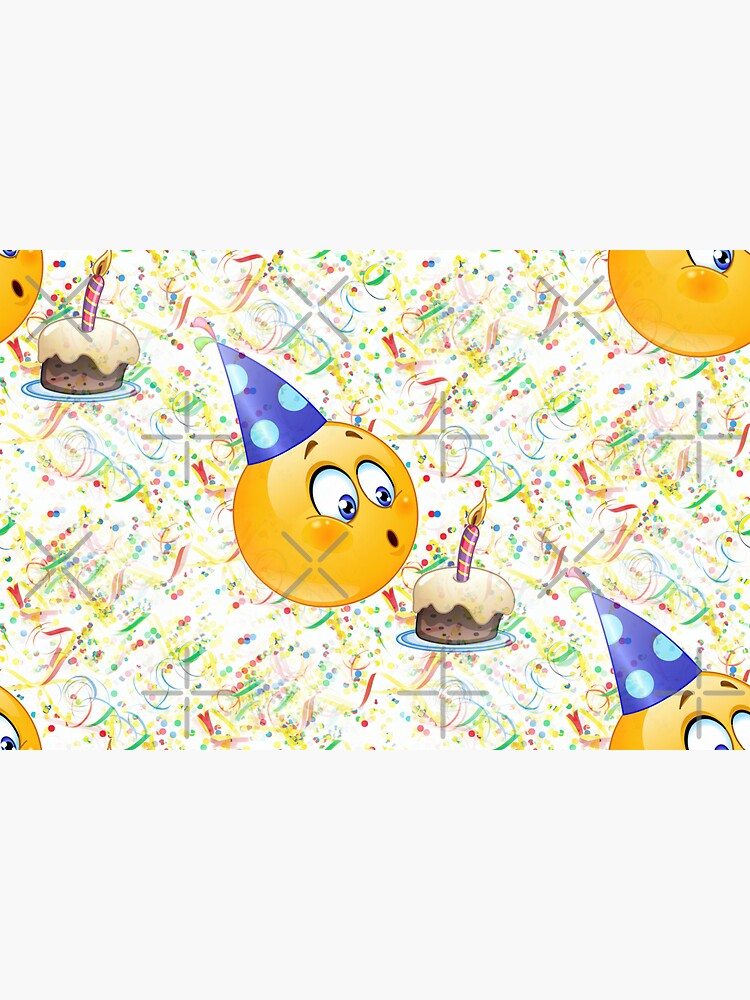 "happy birthday emoji" Sticker for Sale by gossiprag Redbubble
