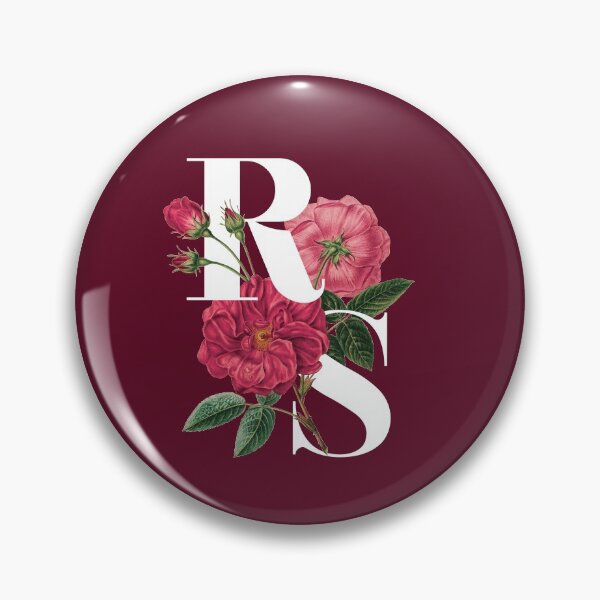 Item preview, Tipografía floral de letra inicial de pareja de R & S: R & S para el día de San Valentín designed and sold by ZeeZooo.