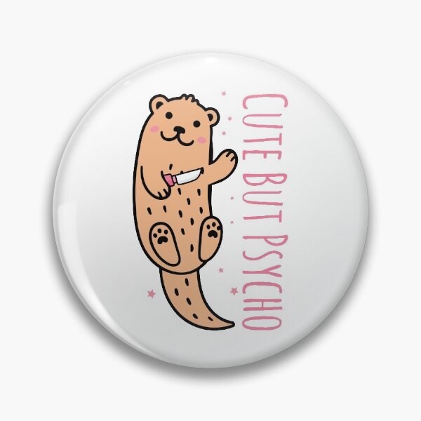 Item preview, Sweet But Psycho - Otter With Knife designed and sold by Shirtey.