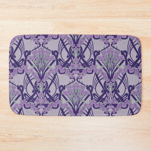 Item preview, Art Nouveau Inspired Violets designed and sold by MeganSteer.