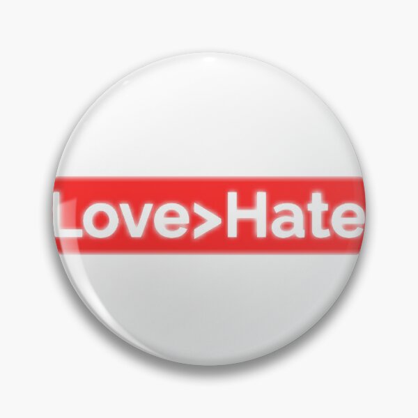 Item preview, Love is greater than hate. designed and sold by  Any Mood Designs.