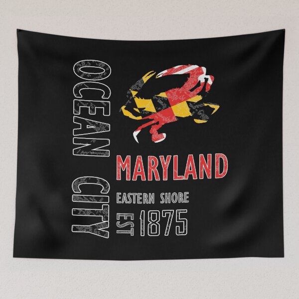 Item preview, Ocean City Maryland Crab designed and sold by ThreadsNouveau.