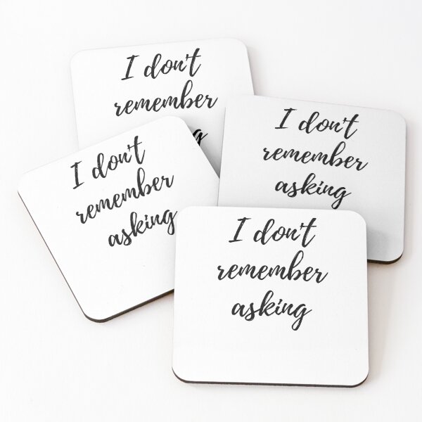 Item preview, I don't remember asking Cursive text designed and sold by Omniodise.