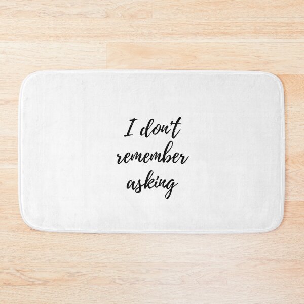 Item preview, I don't remember asking Cursive text designed and sold by Omniodise.