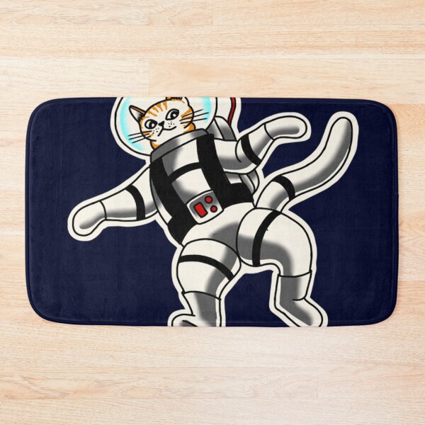 Item preview, cat space traditional tattoo designed and sold by rafaelwolf.