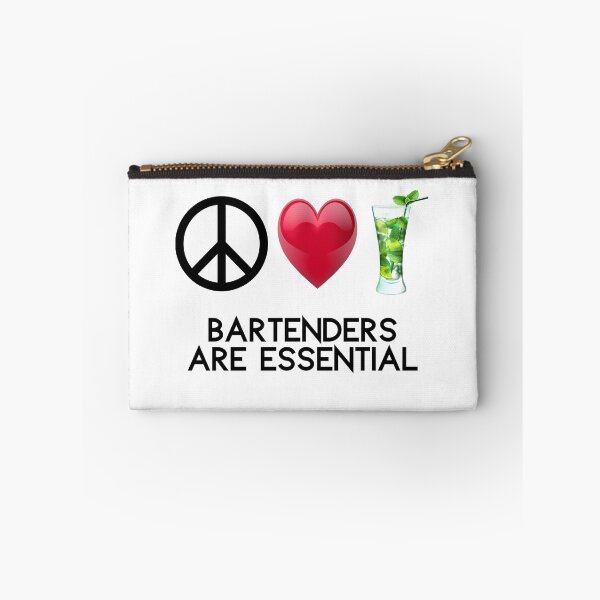 Item preview, Bartenders Are Essential Bar Mojito Pub Fan Man Cave Beer Wine Cocktails Liquor Shots Pilsner designed and sold by BookGeekNJ.
