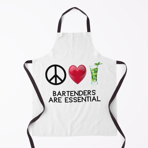 Item preview, Bartenders Are Essential Bar Mojito Pub Fan Man Cave Beer Wine Cocktails Liquor Shots Pilsner designed and sold by BookGeekNJ.