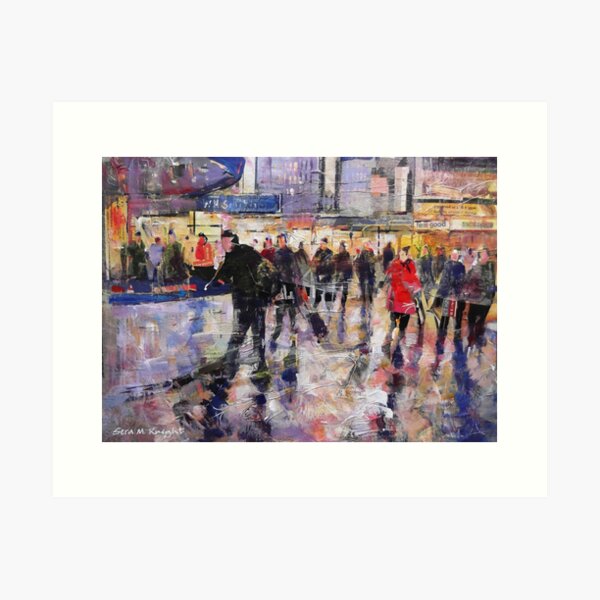 Item preview, London City Art - Charing Cross Rail Station designed and sold by Ballet Dance-Artist.