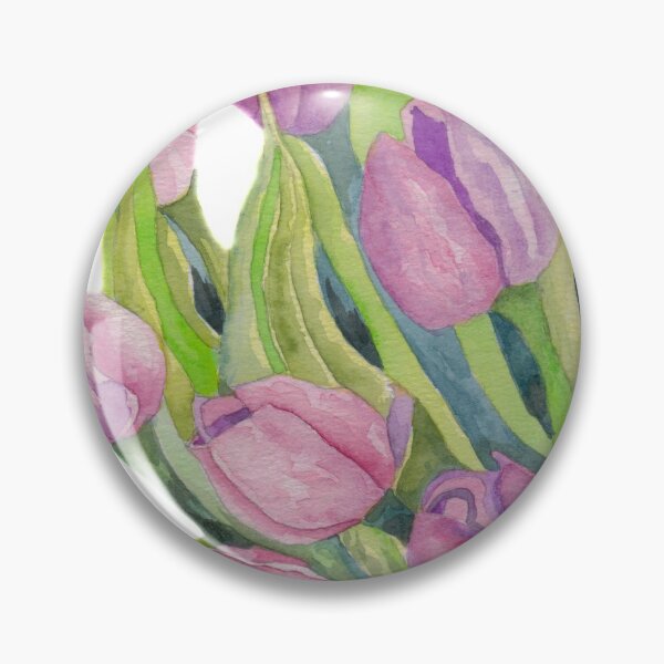 Item preview, Budding Pink Tulips designed and sold by Julie Pickering.