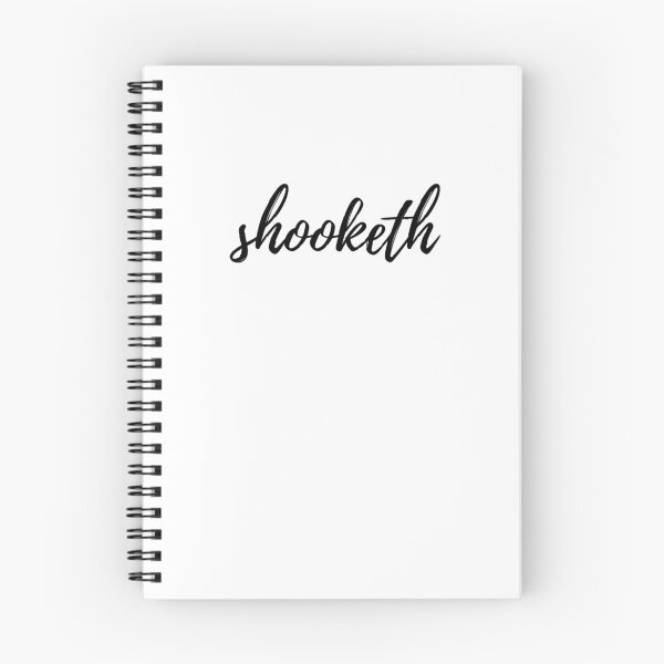 Item preview, shooketh Cursive text designed and sold by Omniodise.