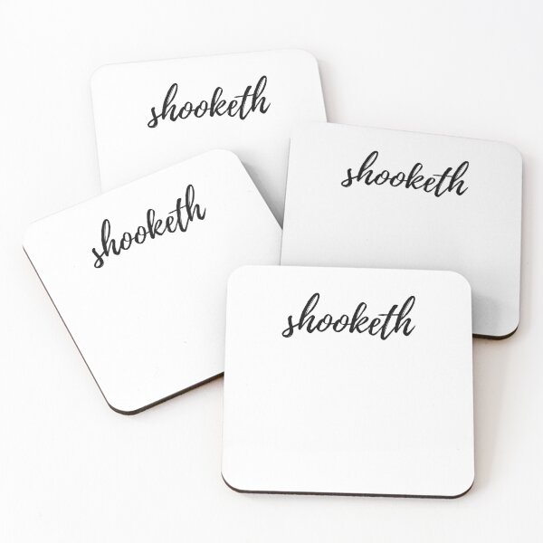 Item preview, shooketh Cursive text designed and sold by Omniodise.