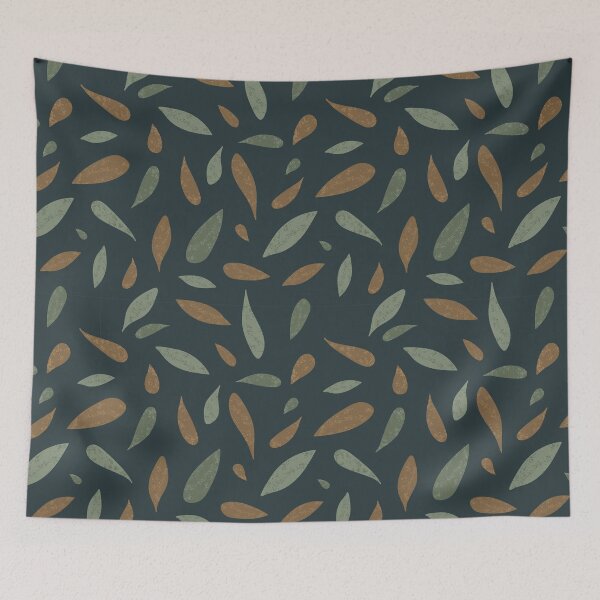 Item preview, Textured leaves, brown and olive green designed and sold by Linda Skaret.