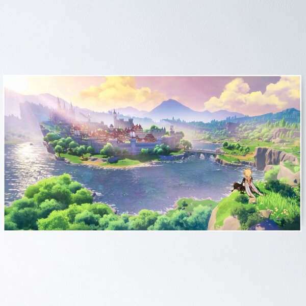Item preview, Genshin Impact Landscape designed and sold by Modud Moin.
