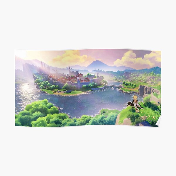 Genshin Impact Landscape Poster