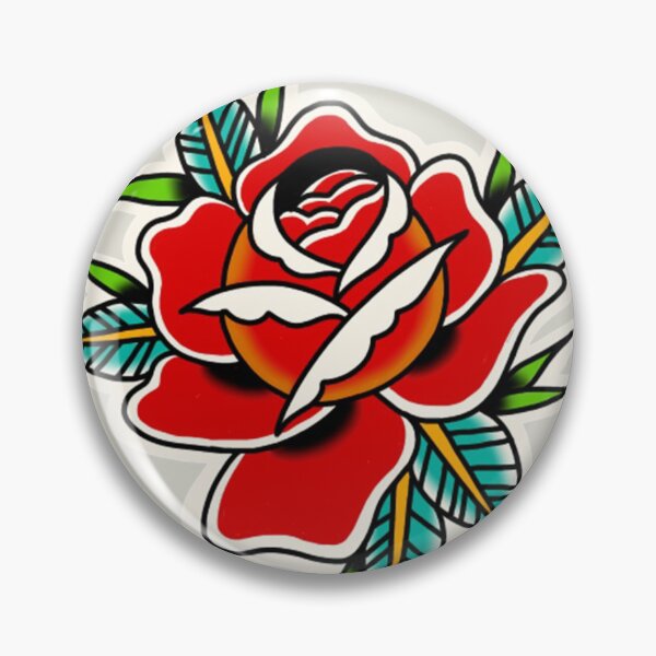 Item preview, Rose tattoo traditional  designed and sold by rafaelwolf.