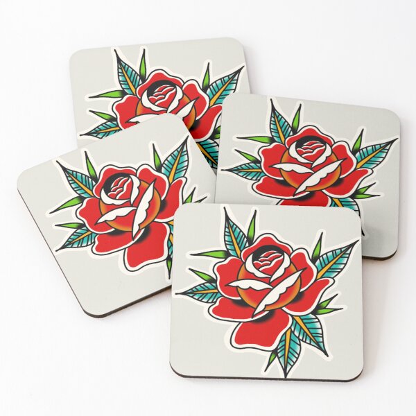 Item preview, Rose tattoo traditional  designed and sold by rafaelwolf.