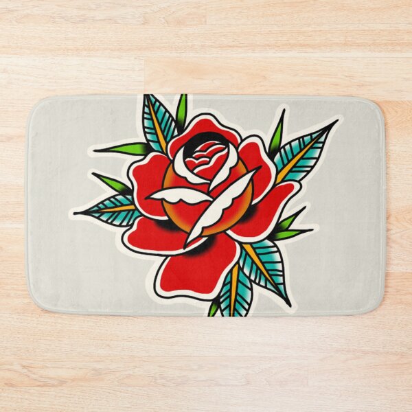Item preview, Rose tattoo traditional  designed and sold by rafaelwolf.