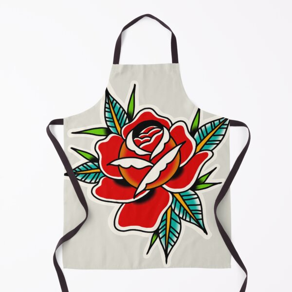 Item preview, Rose tattoo traditional designed and sold by rafaelwolf.