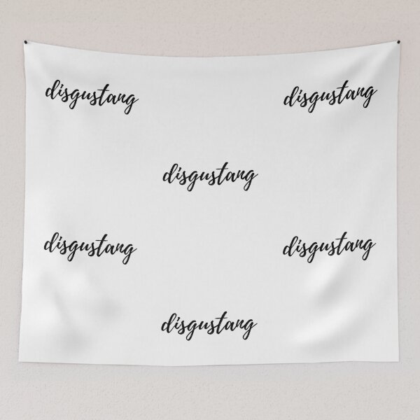Item preview, disgustang Cursive text designed and sold by Omniodise.