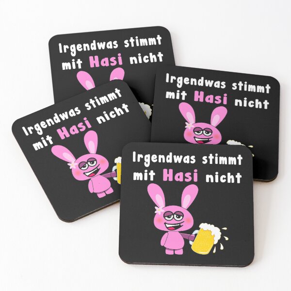 Item preview, Something Is Wrong With Hasi Pink Drunken Rabbit With A Beer designed and sold by Paulina Vanlife.