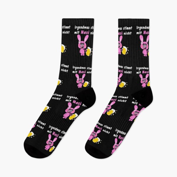 Item preview, Something Is Wrong With Hasi Pink Drunken Rabbit With A Beer designed and sold by Paulina Vanlife.