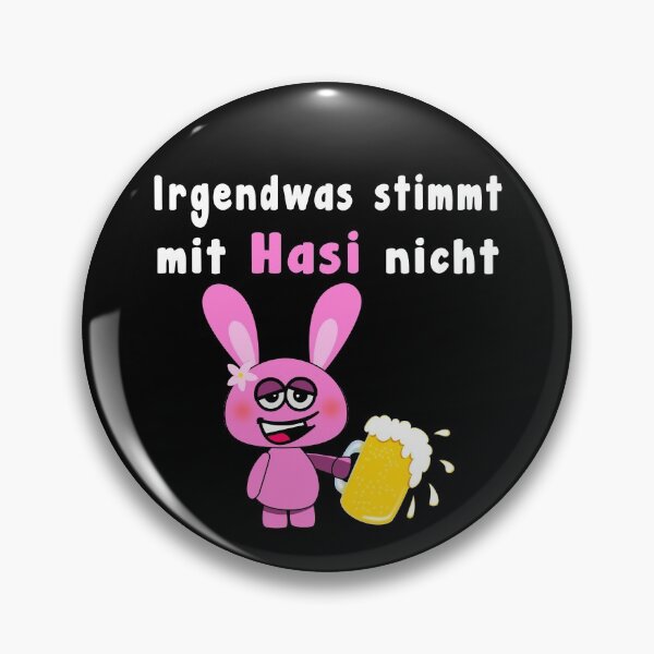 Item preview, Something Is Wrong With Hasi Pink Drunken Rabbit With A Beer designed and sold by Paulina Vanlife.