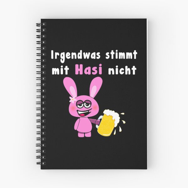 Item preview, Something Is Wrong With Hasi Pink Drunken Rabbit With A Beer designed and sold by Paulina Vanlife.