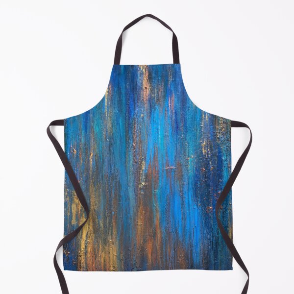 Item preview, Abstract Blue and Gold designed and sold by Roy & Tiffany.