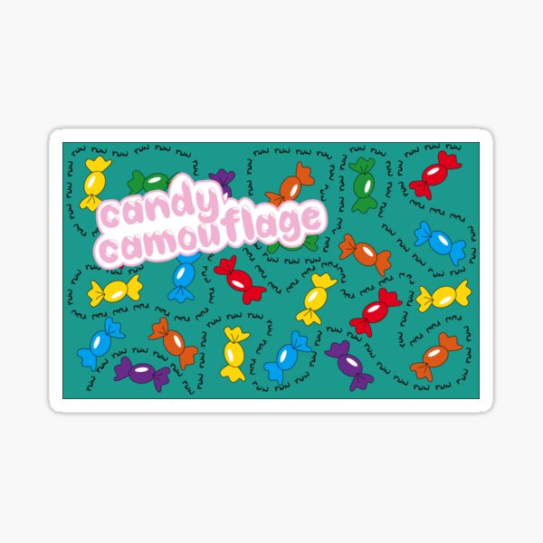 Candy Camouflage Sticker