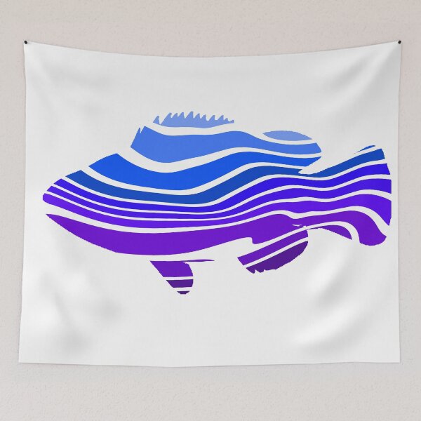 Item preview, Wrasse Fishing T-shirt designed and sold by markflynnart.