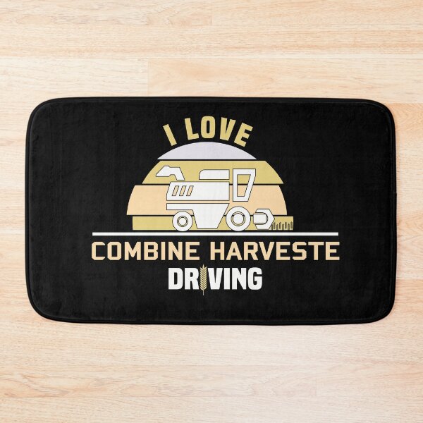 Item preview, I Love Combine Harvester Driving Threshing Machine Farmer designed and sold by NSTeeDesign.