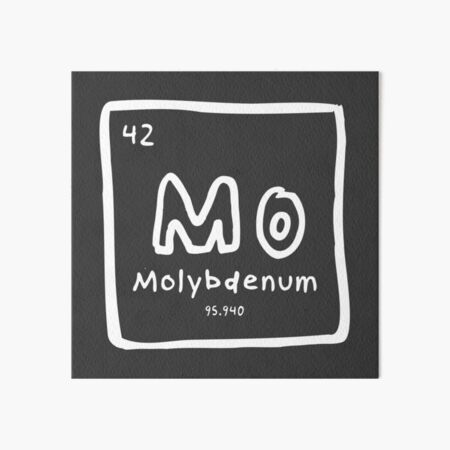 Element 42: Molybdenum Art Board Print