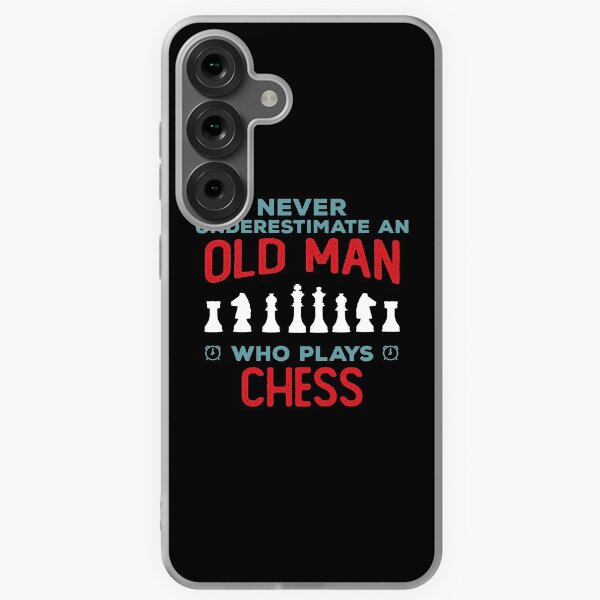 Item preview, Never Underestimate An Old Man Who Plays Chess designed and sold by wingstar.