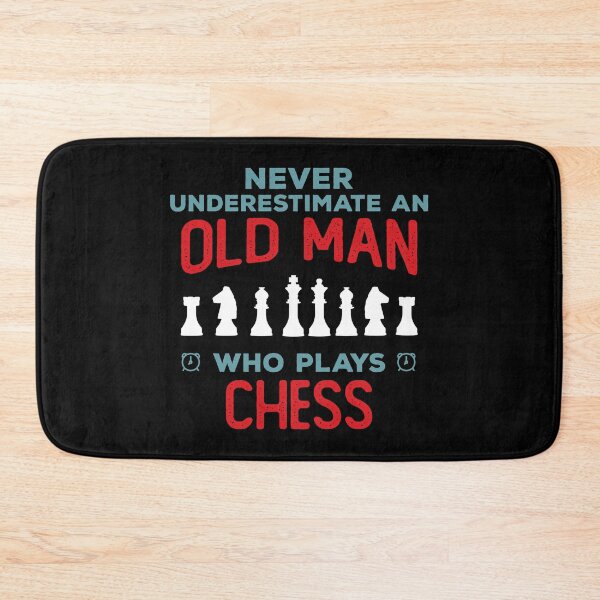 Item preview, Never Underestimate An Old Man Who Plays Chess designed and sold by wingstar.