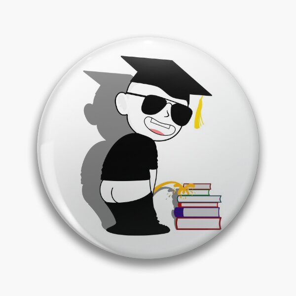 Item preview, A Cool Student Pees On Books designed and sold by Paulina Vanlife.
