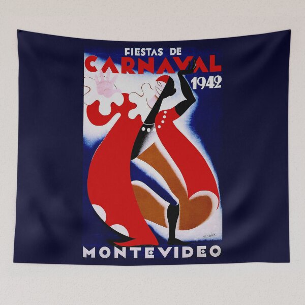 Item preview, Uruguay Fiesta Carnival -  Vintage Travel  designed and sold by Culturio.