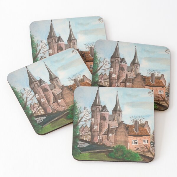 Item preview, DELFT - Eastern Gate (Oostpoort) - Back of Vermeer's View of Delft designed and sold by arvtuyll.