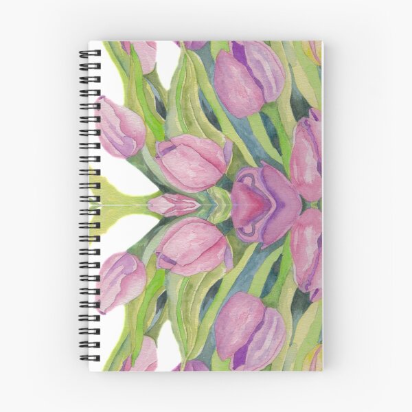 Item preview, Flower Power - Pink Tulips Kaleidoscope designed and sold by Julie Pickering.