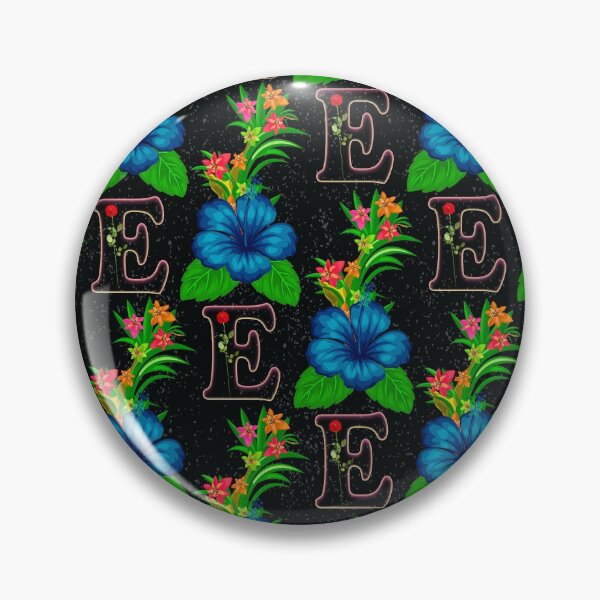 Item preview, Floral Letter E patterns  designed and sold by MoSaid.