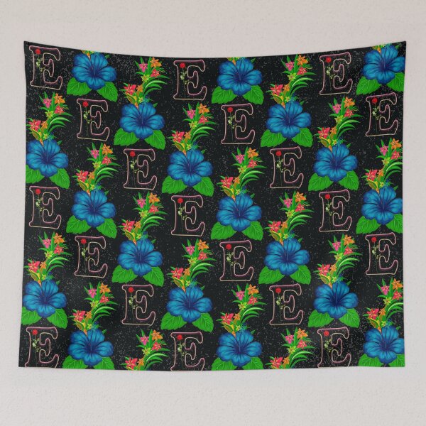 Item preview, Floral Letter E patterns  designed and sold by MoSaid.