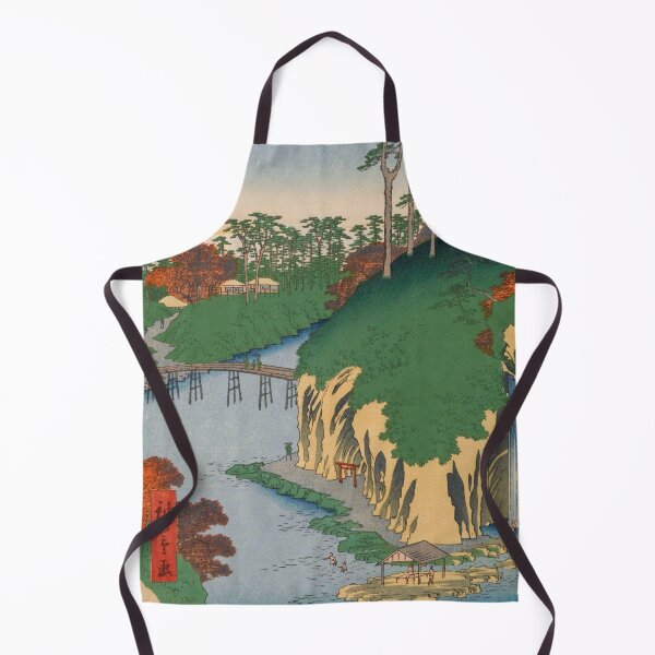 Item preview, Waterfall River Vintage Ukiyo-e Japanese Art designed and sold by VintageArchive.