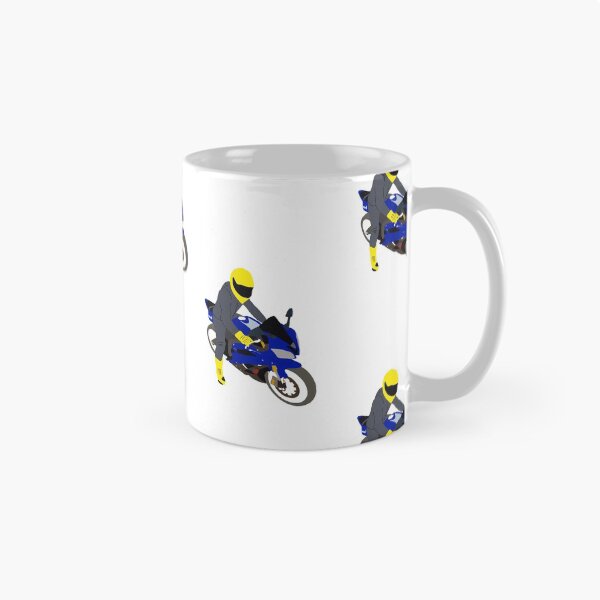 Item preview, Blue motorcycle and motorcyclist  designed and sold by JWebbyR1.