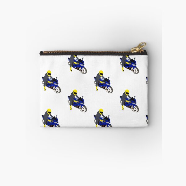 Item preview, Blue motorcycle and motorcyclist  designed and sold by JWebbyR1.